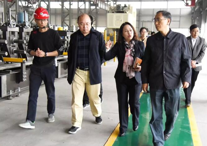 省發(fā)改委支安宇副主任蒞臨天豐綠色裝配集團考察調研01